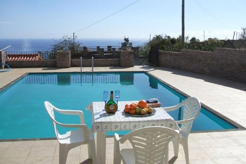 Casa Pedra Cottage Sea And Mountain Views Plus Pool Arco da Calheta  Exterior photo